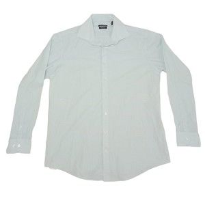 Kenneth‎ Cole New York Men's Large Shirt Light Blue Long Sleeve Button Up